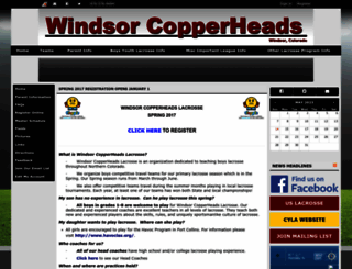 windsorcolax.leag1.com screenshot