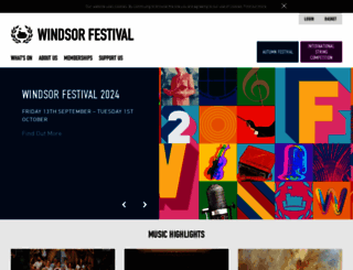 windsorfestival.com screenshot