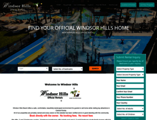 windsorhillsofficialrentals.com screenshot