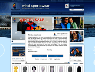 windsportswear-shop.de screenshot