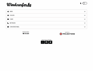 windsurfer.be screenshot