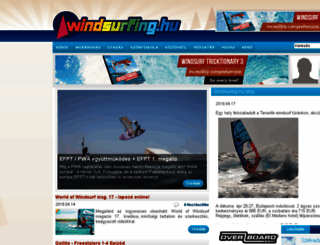 windsurfing.hu screenshot