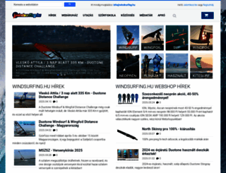 windsurfing.hu screenshot