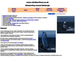 windsurfnow.co.uk screenshot