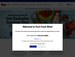 wine.frysfood.com screenshot