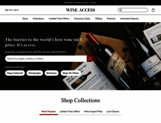 wineaccess.com screenshot