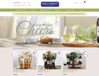wineandcountrygiftbaskets.com screenshot