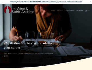 wineandspiritarchive.com screenshot