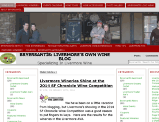 wineblog.bryersantis.com screenshot