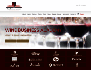 winebusinessacademy.com screenshot