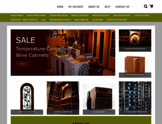 winecabinets.com screenshot
