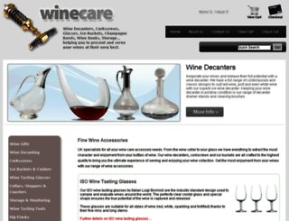 winecare.co.uk screenshot