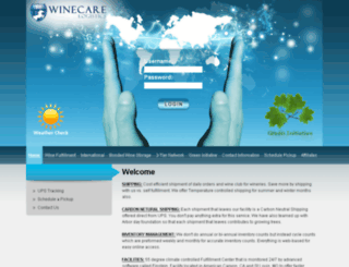 winecarelogistics.com screenshot