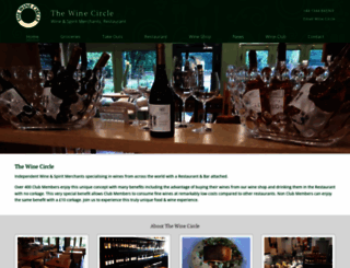 winecircle.co.uk screenshot