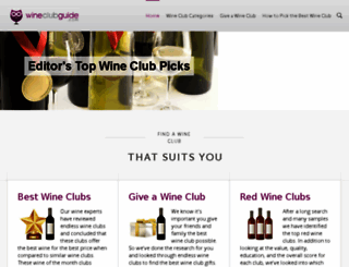 wineclubguide.com screenshot