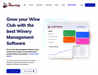wineclubsite.com screenshot