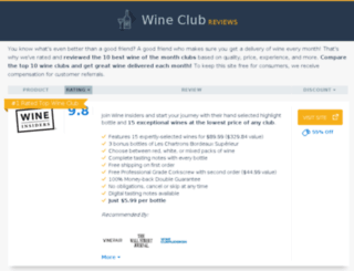 wineclubsreviewed.com screenshot