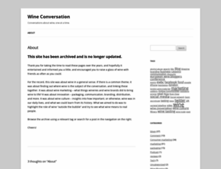 wineconversation.com screenshot