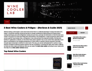 winecoolerlab.com screenshot