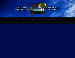 winecountryballoons.com screenshot