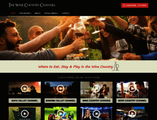 winecountrychannel.com screenshot
