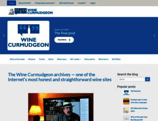 winecurmudgeon.com screenshot