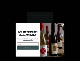 winedelivered.co.uk screenshot