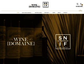 winedomaine.com.au screenshot