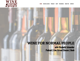 winefornormalpeople.com screenshot