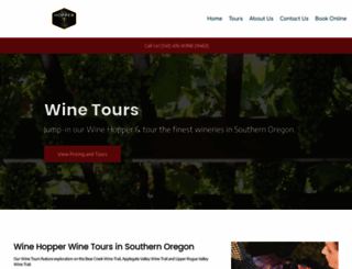 winehoppertours.com screenshot