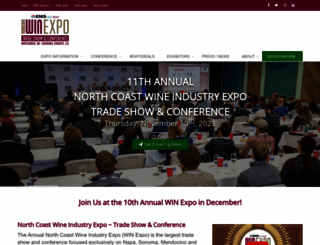 wineindustryexpo.com screenshot