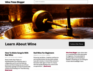 winepressblogger.com screenshot