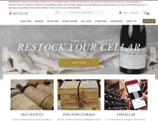 wineprices.vinfolio.com screenshot