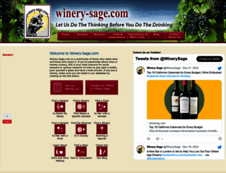 winery-sage.com screenshot