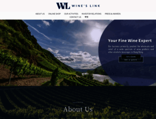 wines-link.com screenshot