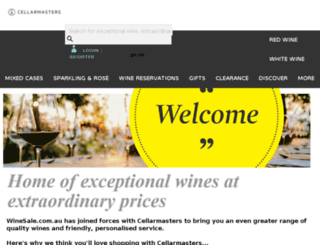 winesale.com.au screenshot