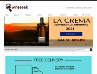 wineseek.com.au screenshot