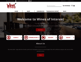 winesofinterest.co.uk screenshot