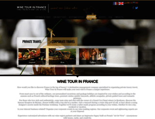 winetourinfrance.com screenshot
