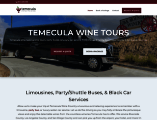 winetourlimos.com screenshot
