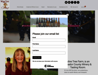 winetreefarm.com screenshot