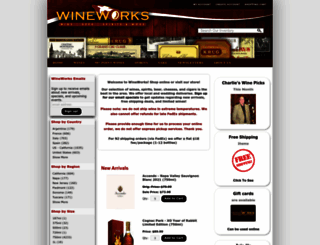 wineworksonline.com screenshot