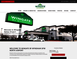 wingatedallasairport.com screenshot