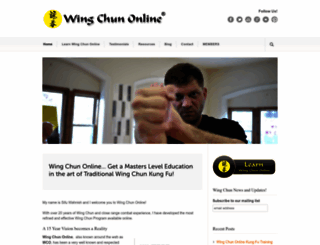 wingchunonline.com screenshot