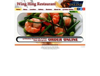 winghinggloucester.com screenshot