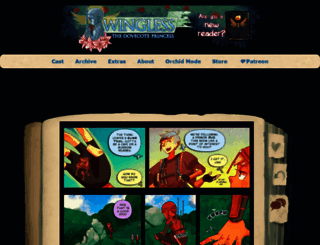 winglesscomic.com screenshot