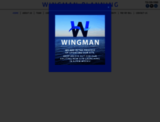 wingmanplanning.com screenshot