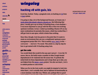 wingolog.org screenshot