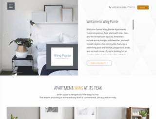 wingpointeapt.com screenshot