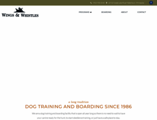 wingsandwhistles.com screenshot